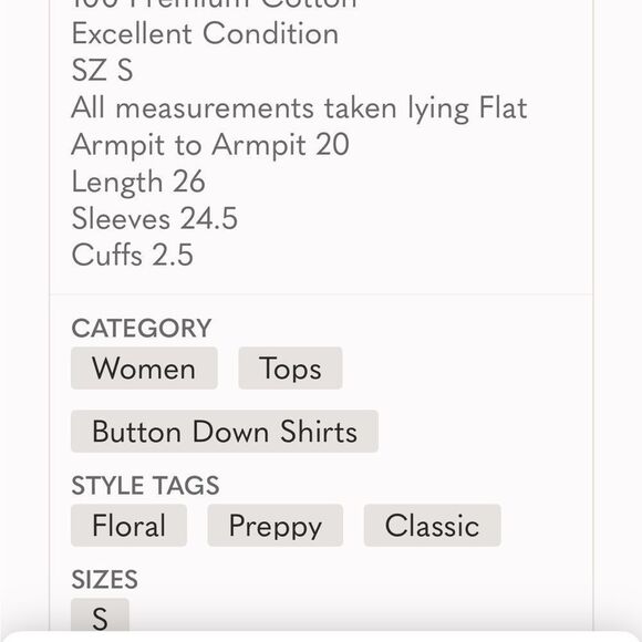 Talbots Vibrant Multi Floral Button Up Blouse - Picture 8 of 8